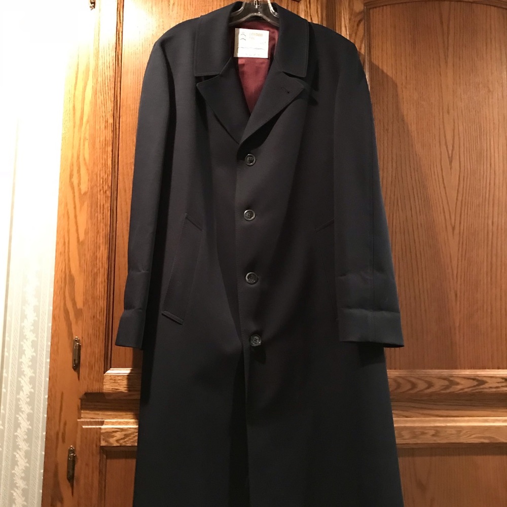 London Fog Navy Trenchcoat
